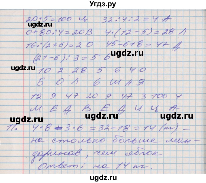 ГДЗ (Решебник 2017 №2) по математике 3 класс (рабочая тетрадь) Дорофеев Г.В. / часть 1. страницы / 66(продолжение 2)
