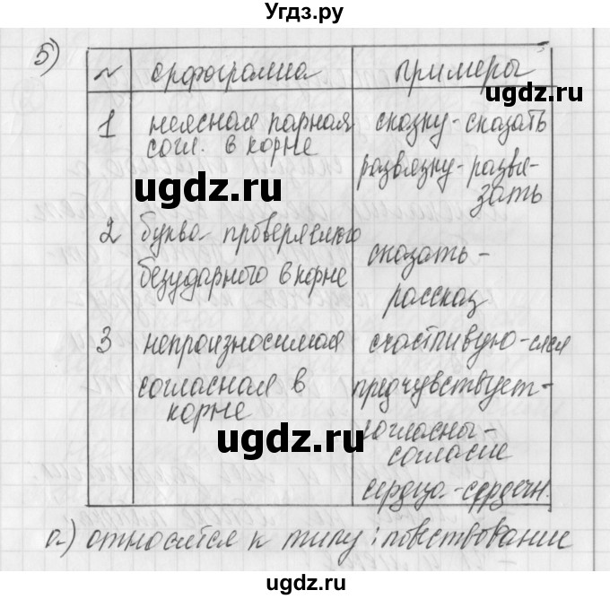 ГДЗ (Решебник) по русскому языку 4 класс (рабочая тетрадь) Нечаева Н.В. / часть 1 / упражнение / 5
