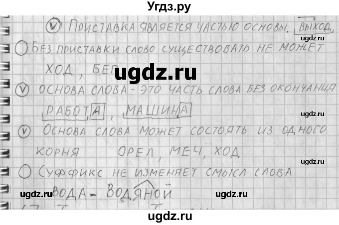 ГДЗ (Решебник) по русскому языку 3 класс (рабочая тетрадь) Нечаева Н.В. / тетрадь №1. упражнение / 66