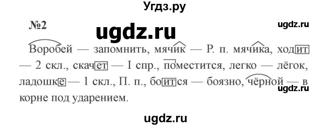 ГДЗ (Решебник №2) по русскому языку 4 класс (рабочая тетрадь) Кузнецова М.И. / часть 2. страница / 36