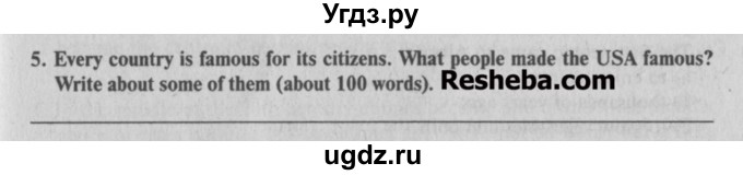 ГДЗ (Учебник) по английскому языку 7 класс (тесты) Тер-Минасова С.Г. / test 6a / 5