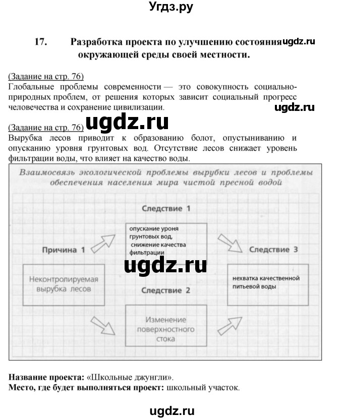 ГДЗ (Решебник) по географии 7 класс (тетрадь-практикум) Е.С. Ходова / страница номер / 76