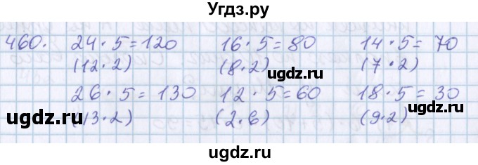 ГДЗ (Решебник) по математике 3 класс Давыдов В.В. / упражнение / 460