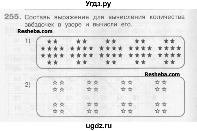 ГДЗ (Учебник) по математике 3 класс Давыдов В.В. / упражнение / 255