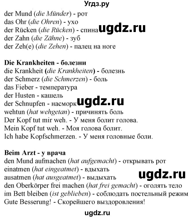 ГДЗ (Решебник) по немецкому языку 5 класс Салынская С.И. / часть 1. страница / 106