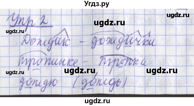 ГДЗ (Решебник) по русскому языку 2 класс (рабочая тетрадь пишем грамотно) Кузнецова М.И. / тетрадь №1. страница / 70