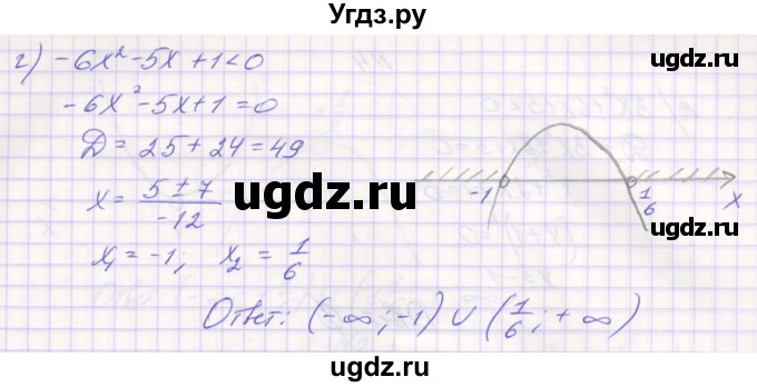 ГДЗ (Решебник ) по алгебре 9 класс (дидактические материалы) Звавич Л.И. / вариант 1 / С-19 / 2(продолжение 3)