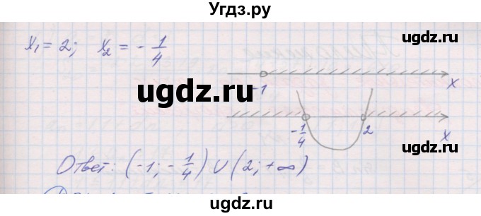 ГДЗ (Решебник ) по алгебре 9 класс (дидактические материалы) Звавич Л.И. / контрольные работы / К-9 / вариант 4 / 5(продолжение 2)