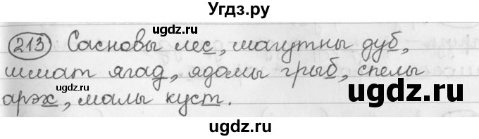 ГДЗ (Решебник) по белорусскому языку 2 класс Павловский И.И. / часть 1 / упражнение-№ / 213