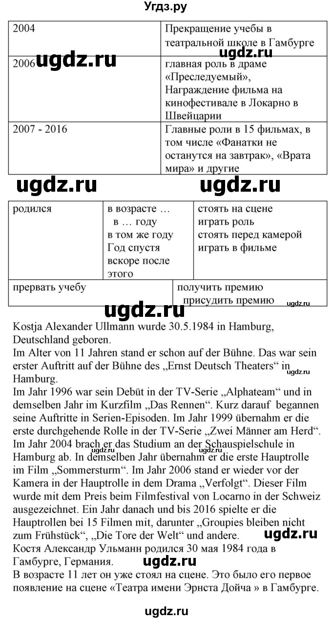 ГДЗ (Решебник) по немецкому языку 8 класс Лаптева Н.Е. / часть 2. страница номер / 92(продолжение 3)