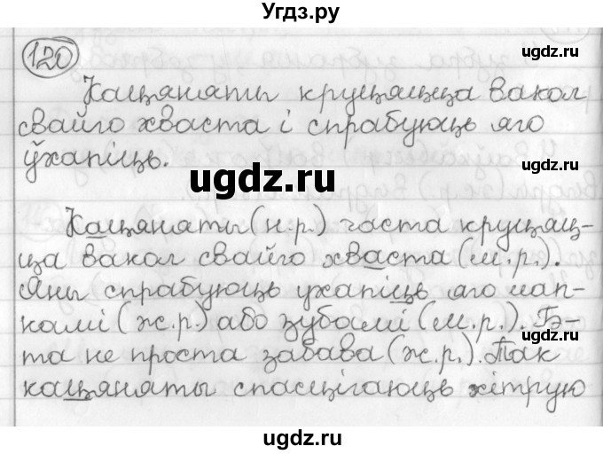 ГДЗ (Решебник) по белорусскому языку 3 класс Свириденко В.И. / часть 2. упражнение-№ / 120