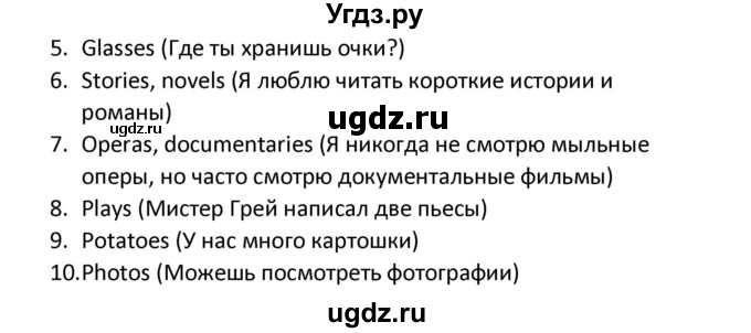 ГДЗ (Решебник) по английскому языку 5 класс (сборник упражнений к учебнику Верещагиной) Барашкова Е.А. / упражнение номер / 23(продолжение 2)