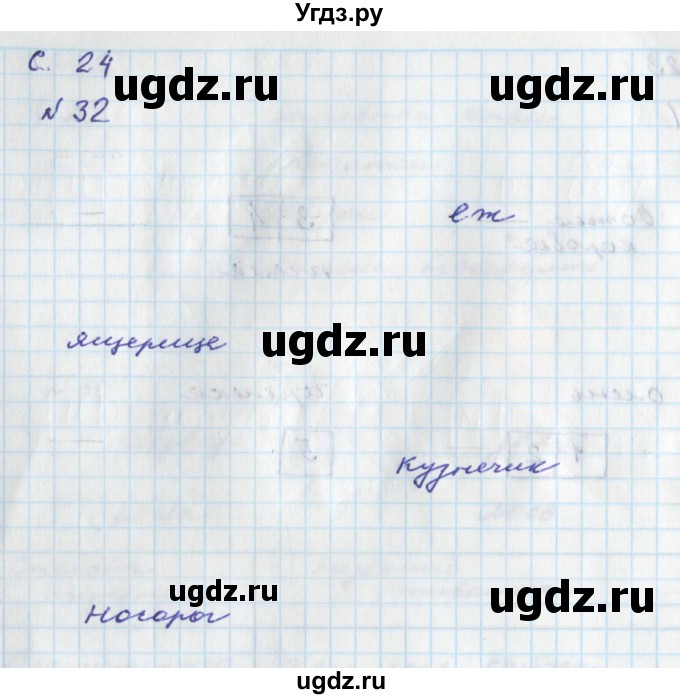 ГДЗ (Решебник) по окружающему миру 2 класс (тетрадь для самостоятельной работы) Федотова О.Н. / часть 2. страница номер / 24