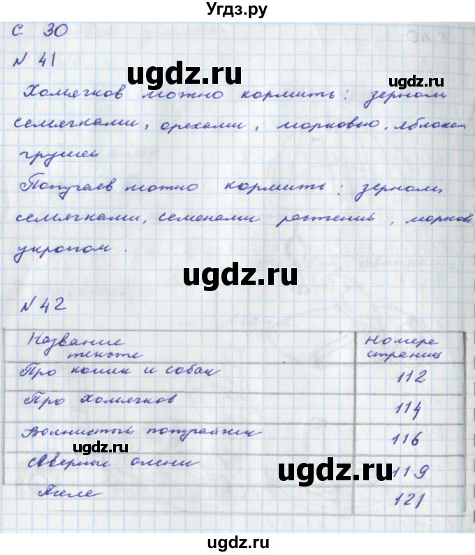 ГДЗ (Решебник) по окружающему миру 2 класс (тетрадь для самостоятельной работы) Федотова О.Н. / часть 2. страница номер / 30