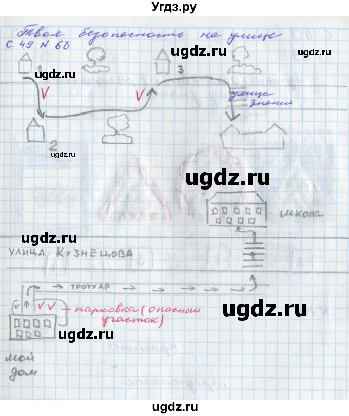 ГДЗ (Решебник) по окружающему миру 2 класс (тетрадь для самостоятельной работы) Федотова О.Н. / часть 2. страница номер / 49