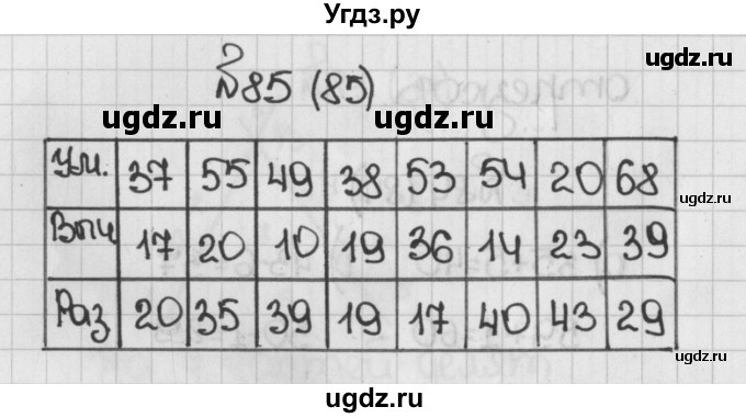 ГДЗ (Решебник) по математике 5 класс Виленкин Н.Я. / часть 1. упражнение / 85 (85)