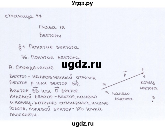 ГДЗ (Решебник) по геометрии 8 класс (рабочая тетрадь) Глазков Ю.А. / страница номер / 77