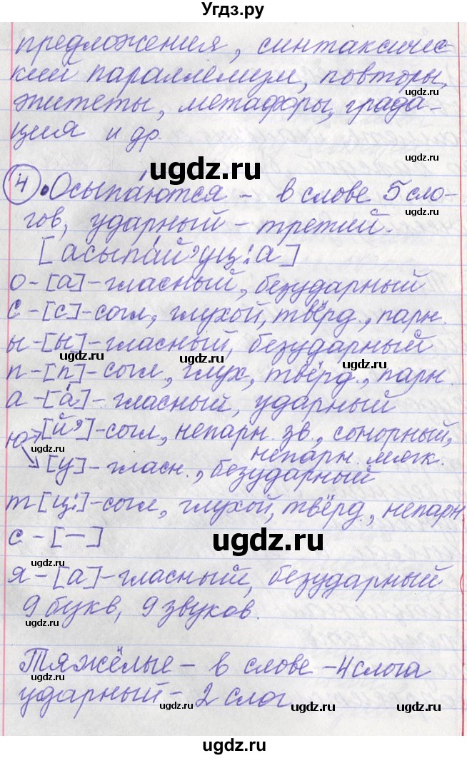 ГДЗ (Решебник) по русскому языку 11 класс Львова С.И. / номер упражнения / 194(продолжение 6)