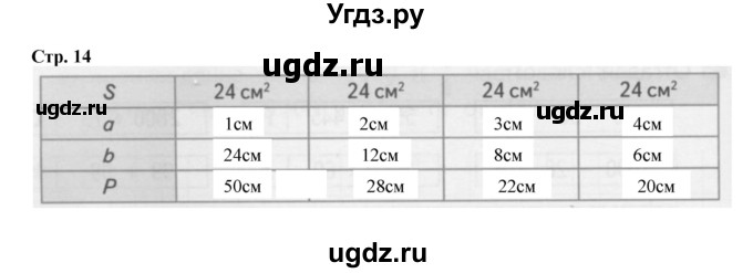 ГДЗ (Решебник к тетради 2016) по математике 4 класс (рабочая тетрадь) Гейдман Б.П. / тетрадь №1. страница / 14