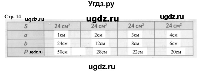 ГДЗ (Решебник к тетради 2022) по математике 4 класс (рабочая тетрадь) Гейдман Б.П. / тетрадь №1. страница / 14