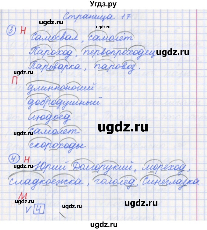 Решение вариант 2. страница №17 по Русскому языку проверочные и ...