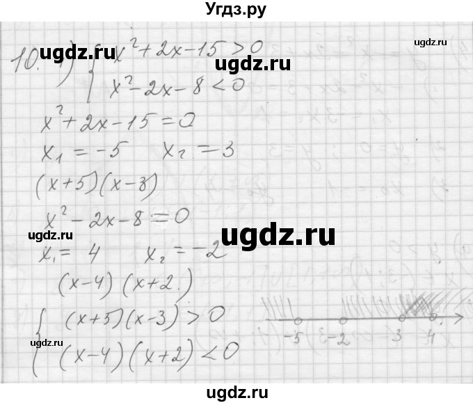 ГДЗ (Решебник) по алгебре 8 класс (дидактические материалы) Ткачева М.В. / § 40 / 10