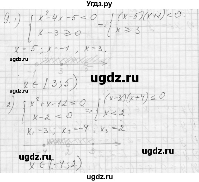 ГДЗ (Решебник) по алгебре 8 класс (дидактические материалы) Ткачева М.В. / § 40 / 9