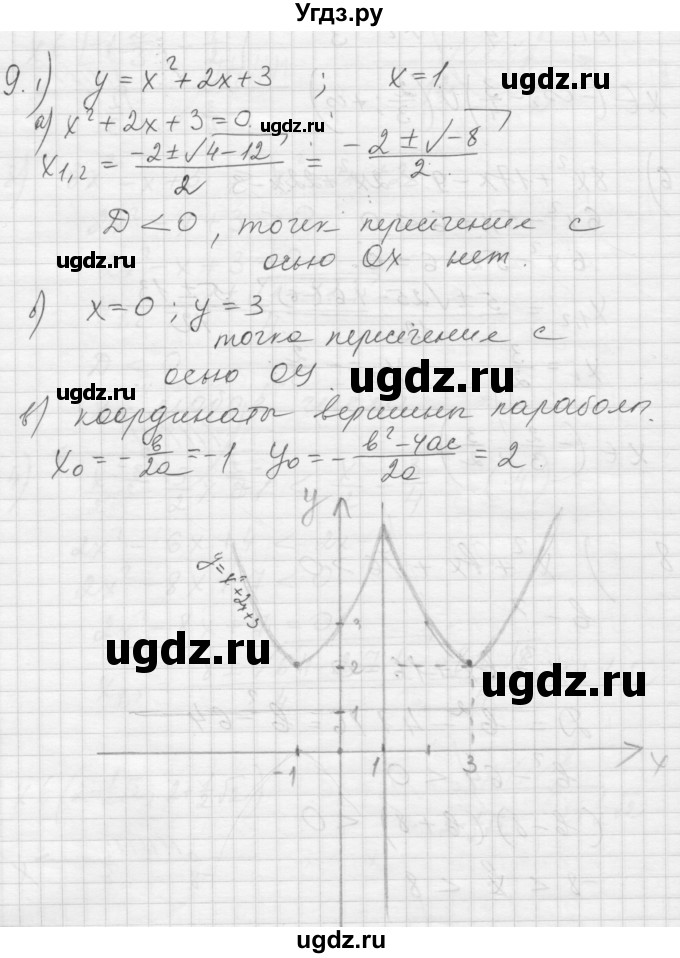 ГДЗ (Решебник) по алгебре 8 класс (дидактические материалы) Ткачева М.В. / § 41 / 9