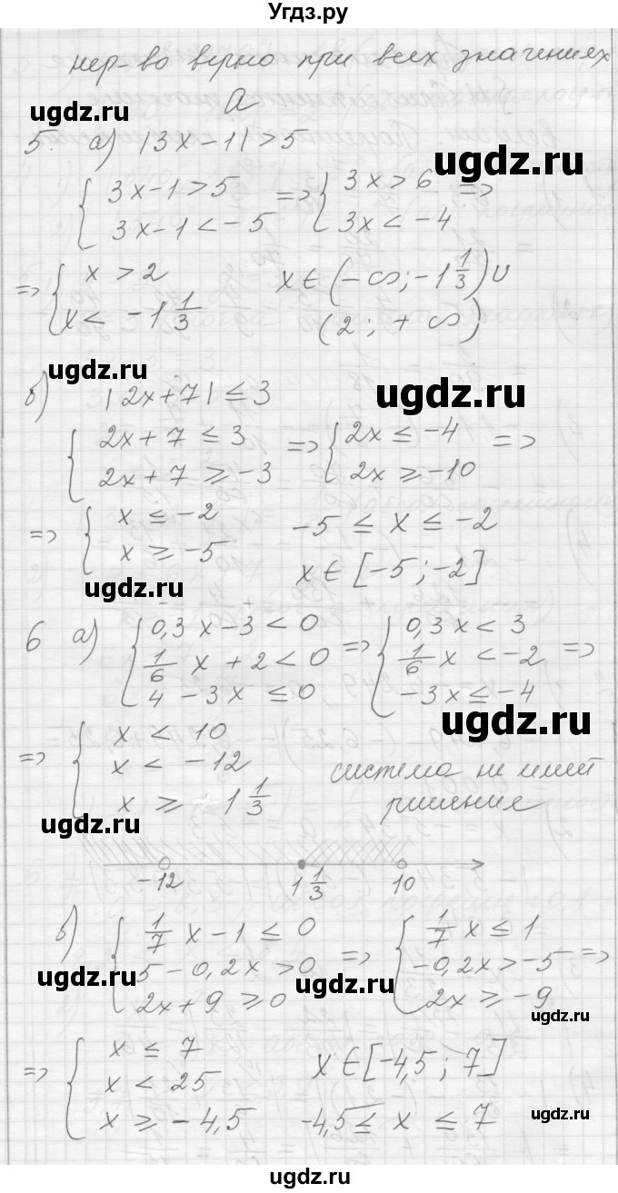 ГДЗ (Решебник) по алгебре 8 класс (дидактические материалы) Ткачева М.В. / контрольная работа. № / 1(продолжение 3)
