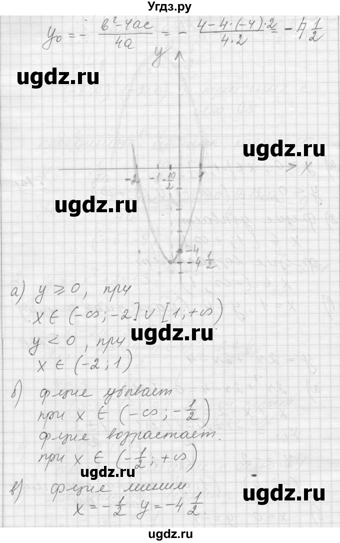 ГДЗ (Решебник) по алгебре 8 класс (дидактические материалы) Ткачева М.В. / контрольная работа. № / 5(продолжение 5)