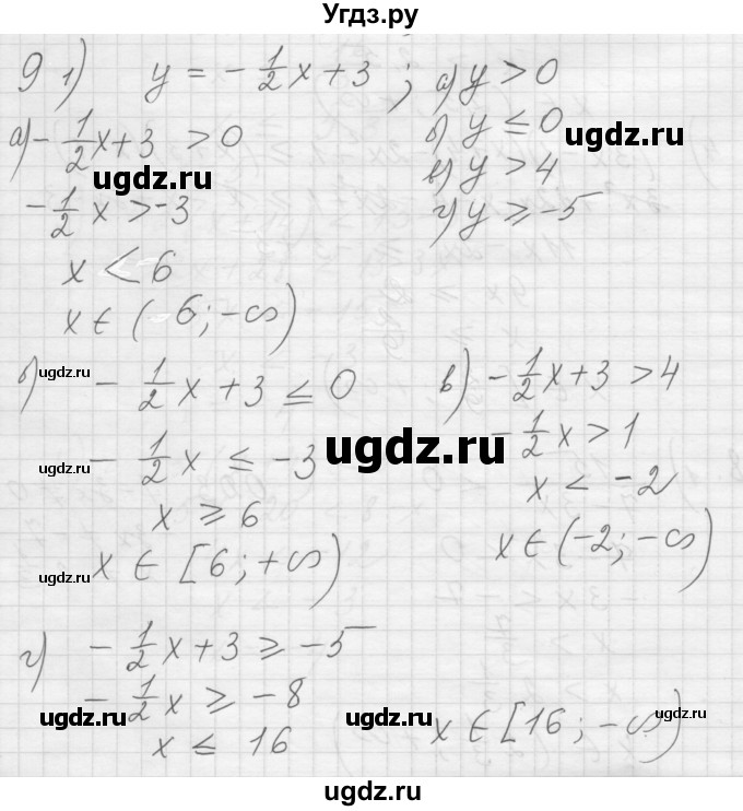 ГДЗ (Решебник) по алгебре 8 класс (дидактические материалы) Ткачева М.В. / § 7 / 9