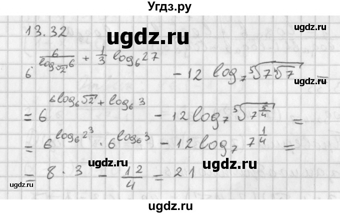 ГДЗ (Решебник к учебнику 2014) по алгебре 11 класс Мерзляк А.Г. / § 13 / 13.32