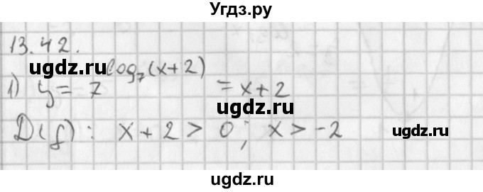 ГДЗ (Решебник к учебнику 2014) по алгебре 11 класс Мерзляк А.Г. / § 13 / 13.42