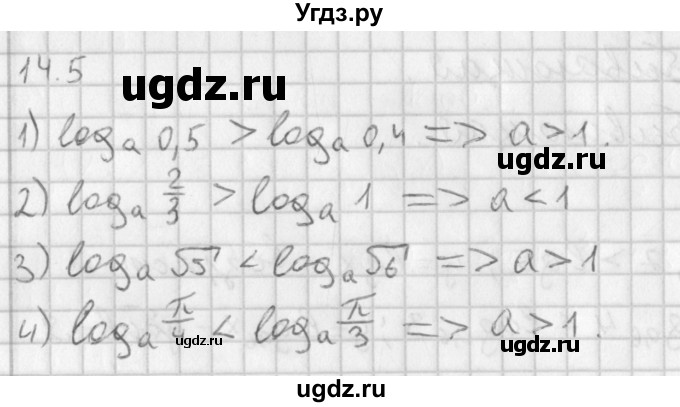 ГДЗ (Решебник к учебнику 2014) по алгебре 11 класс Мерзляк А.Г. / § 14 / 14.5