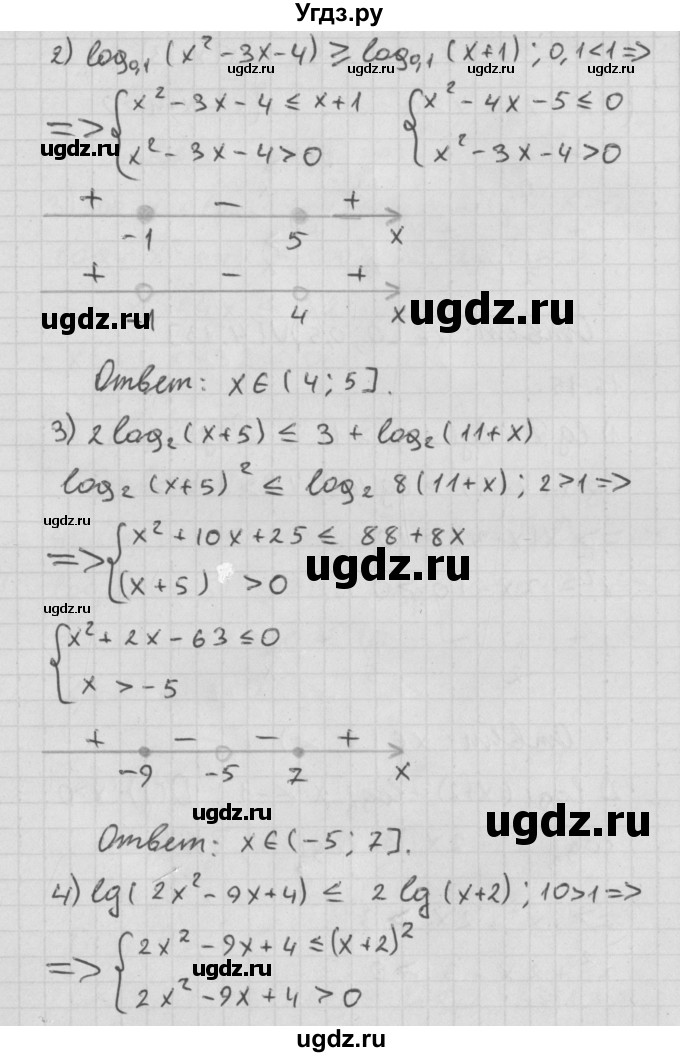 ГДЗ (Решебник к учебнику 2014) по алгебре 11 класс Мерзляк А.Г. / § 16 / 16.14(продолжение 2)