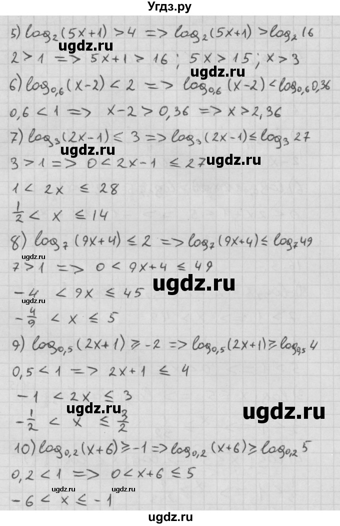 ГДЗ (Решебник к учебнику 2014) по алгебре 11 класс Мерзляк А.Г. / § 16 / 16.3(продолжение 2)