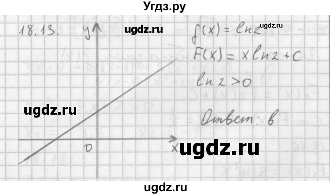 ГДЗ (Решебник к учебнику 2014) по алгебре 11 класс Мерзляк А.Г. / § 18 / 18.13