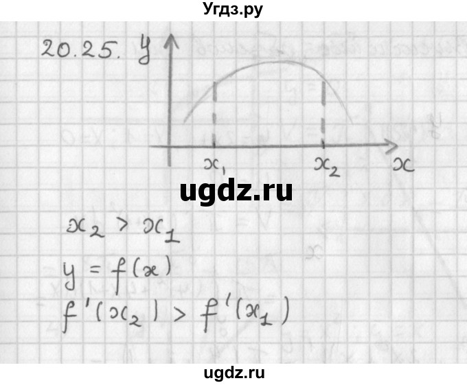 ГДЗ (Решебник к учебнику 2014) по алгебре 11 класс Мерзляк А.Г. / § 20 / 20.25