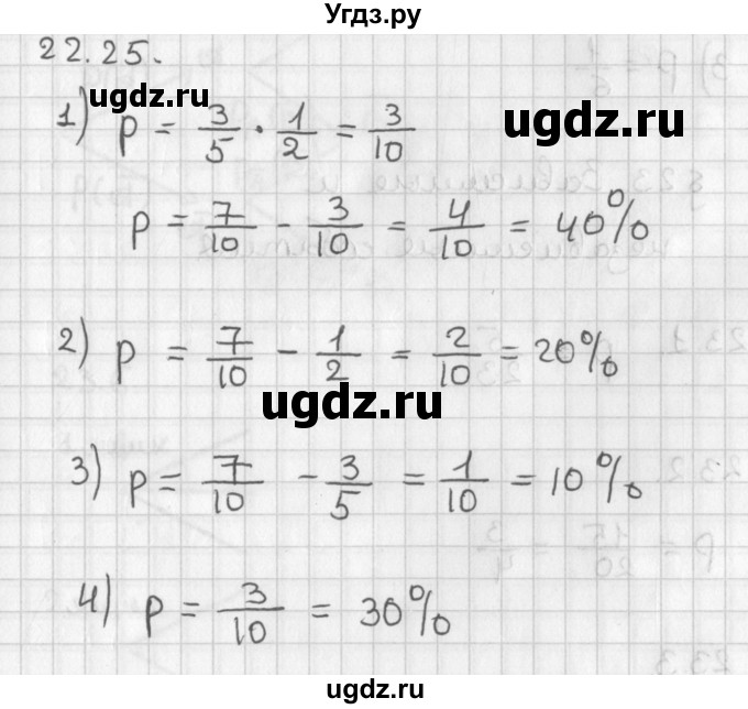 ГДЗ (Решебник к учебнику 2014) по алгебре 11 класс Мерзляк А.Г. / § 22 / 22.25