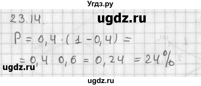 ГДЗ (Решебник к учебнику 2014) по алгебре 11 класс Мерзляк А.Г. / § 23 / 23.14