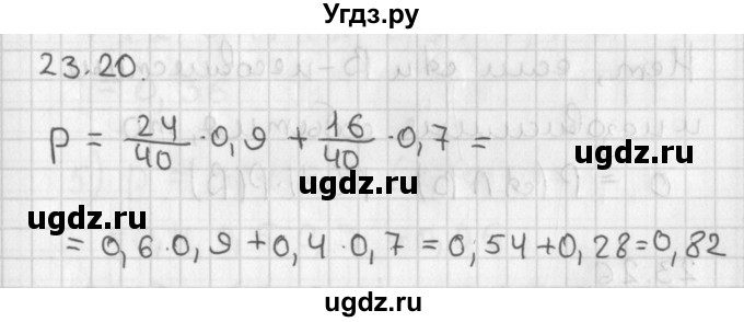 ГДЗ (Решебник к учебнику 2014) по алгебре 11 класс Мерзляк А.Г. / § 23 / 23.20