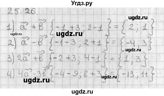 ГДЗ (Решебник к учебнику 2014) по алгебре 11 класс Мерзляк А.Г. / § 25 / 25.26