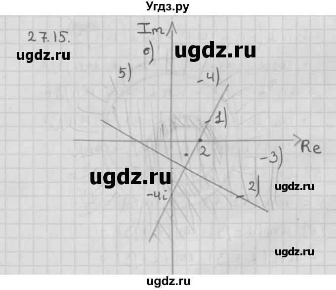 ГДЗ (Решебник к учебнику 2014) по алгебре 11 класс Мерзляк А.Г. / § 27 / 27.15