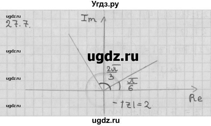 ГДЗ (Решебник к учебнику 2014) по алгебре 11 класс Мерзляк А.Г. / § 27 / 27.7