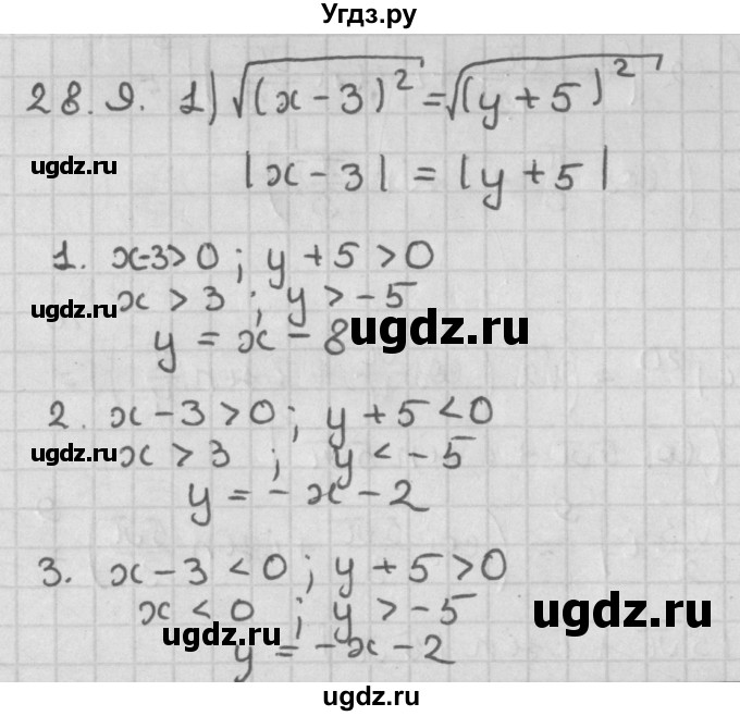 ГДЗ (Решебник к учебнику 2014) по алгебре 11 класс Мерзляк А.Г. / § 28 / 28.9