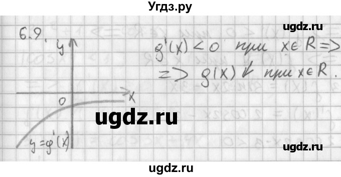 ГДЗ (Решебник к учебнику 2014) по алгебре 11 класс Мерзляк А.Г. / § 6 / 6.9