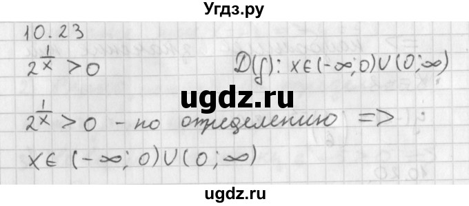 ГДЗ (Решебник к учебнику 2014) по алгебре 11 класс Мерзляк А.Г. / § 10 / 10.23