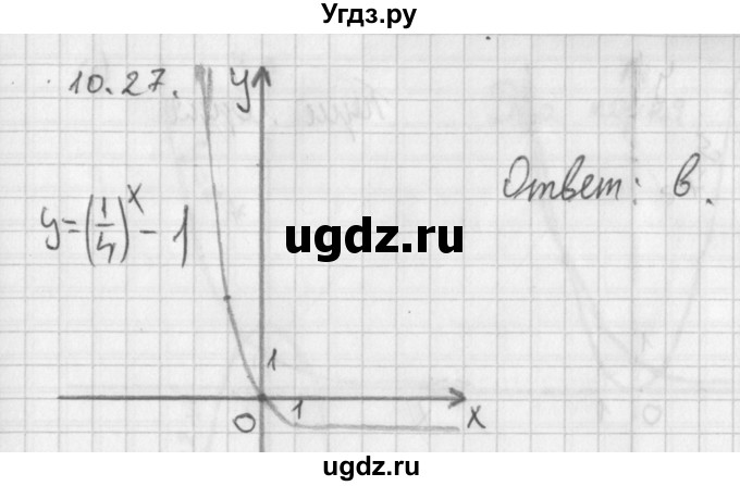 ГДЗ (Решебник к учебнику 2014) по алгебре 11 класс Мерзляк А.Г. / § 10 / 10.27