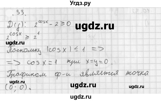 ГДЗ (Решебник к учебнику 2021) по алгебре 11 класс Мерзляк А.Г. / § 1 / 1.33