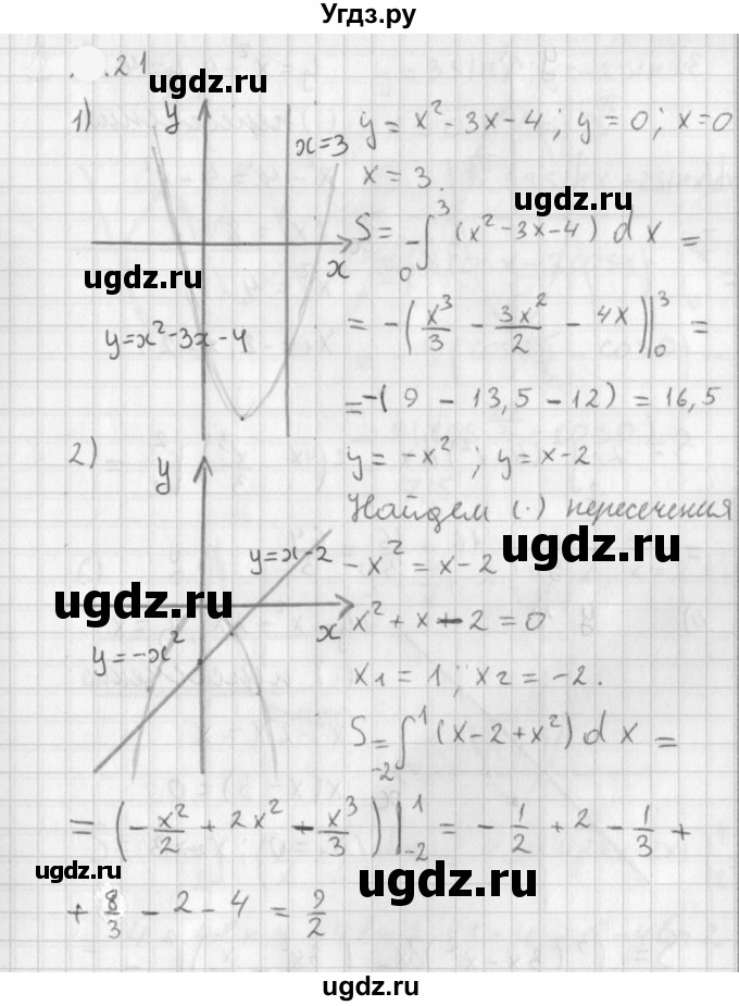 ГДЗ (Решебник к учебнику 2021) по алгебре 11 класс Мерзляк А.Г. / § 11 / 11.21